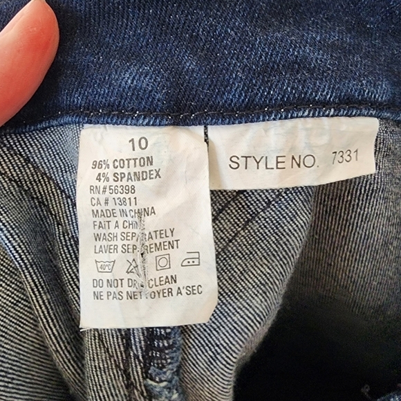 Vintage Wester Ethics Dark Blue Denim Wash Jeans 10 - Picture 5 of 7